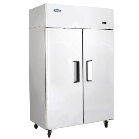 Armoire compacte positive tropicalise 2 portes inox 0/+8 C 900 L